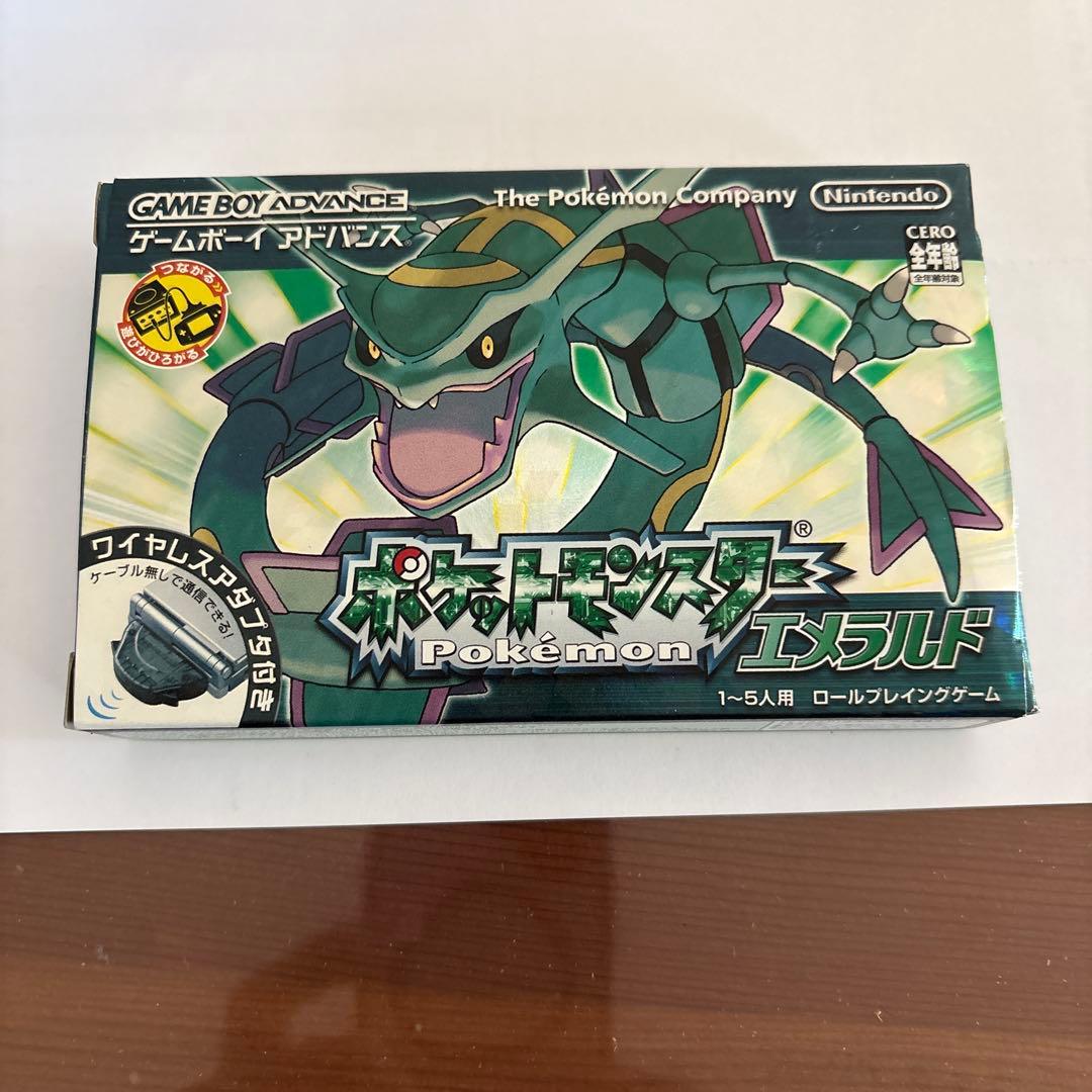 ポケットモンスター エメラルド GBA ワイヤレスアダプター付き動作確認済み