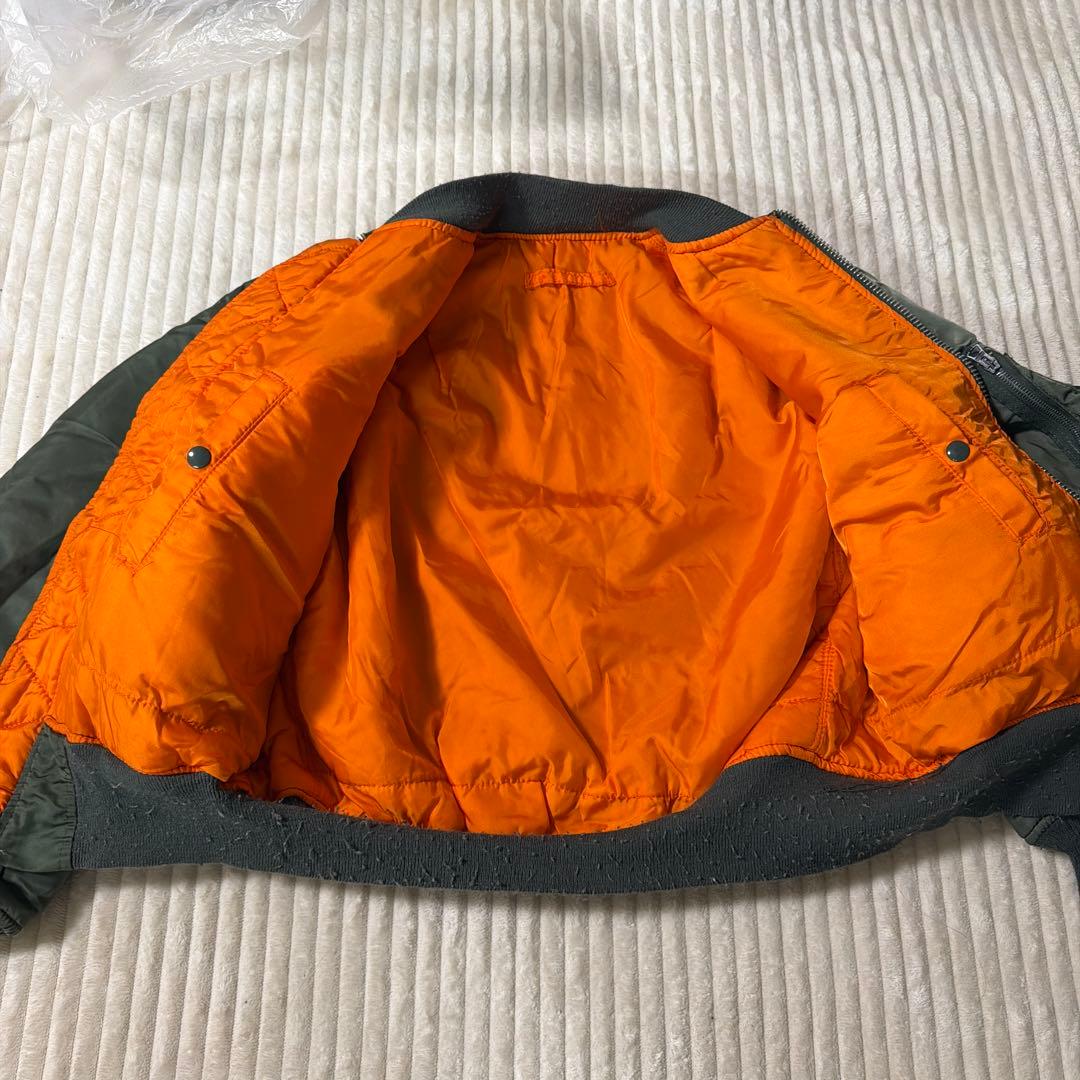 ゴ*ン様 ALPHA MA-1 リバーシブル　アメリカ製　サイズM