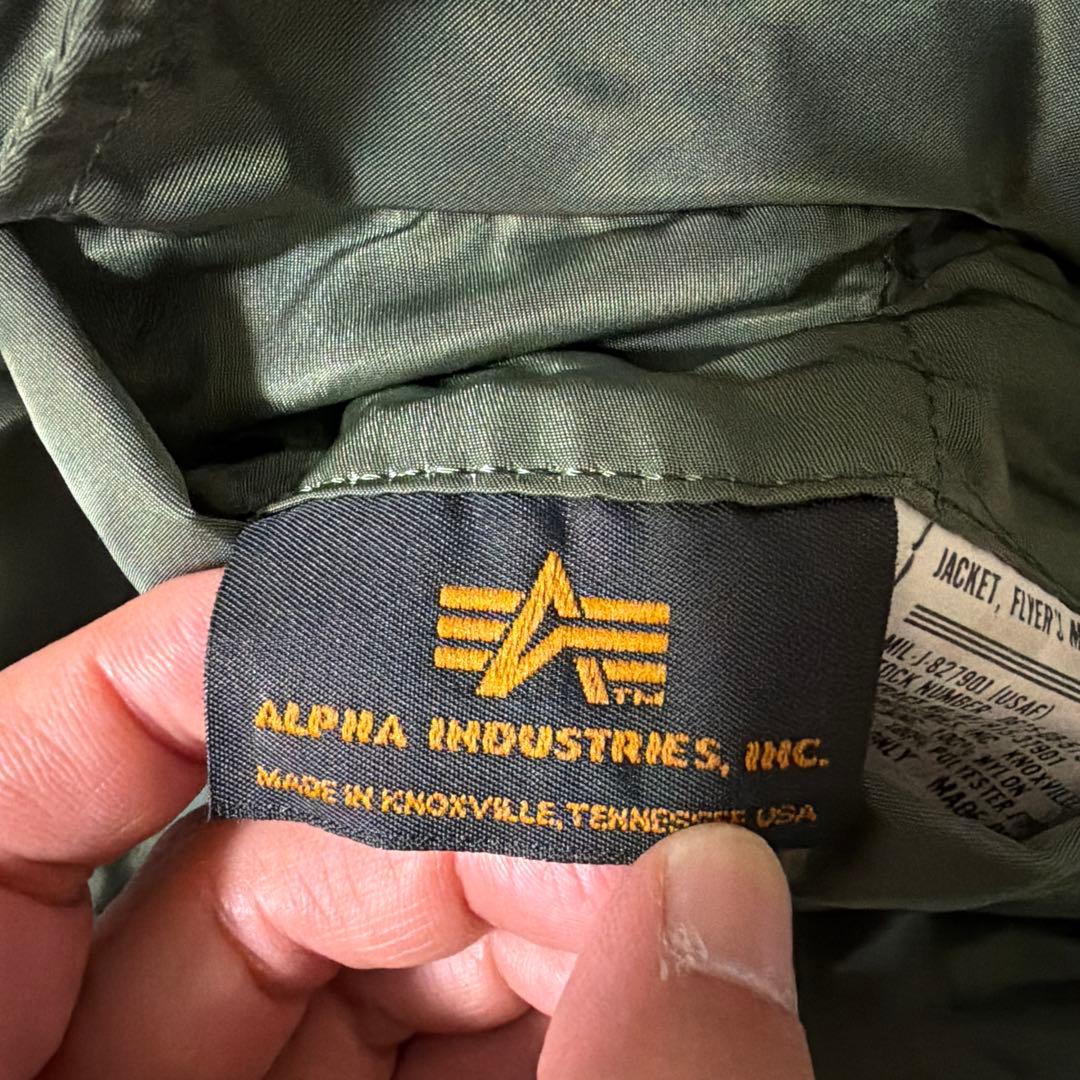 ゴ*ン様 ALPHA MA-1 リバーシブル　アメリカ製　サイズM