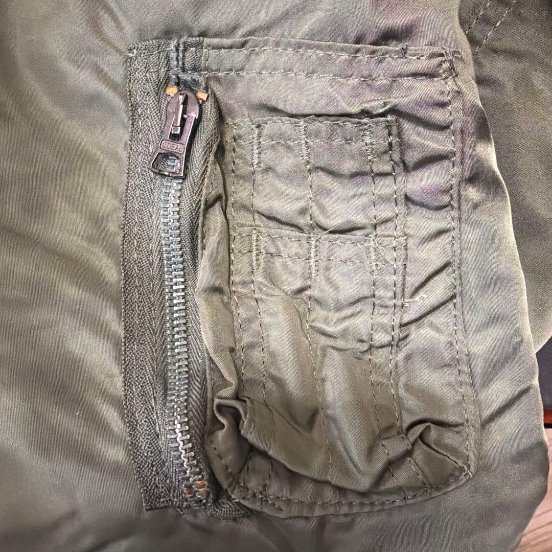 ゴ*ン様 ALPHA MA-1 リバーシブル　アメリカ製　サイズM