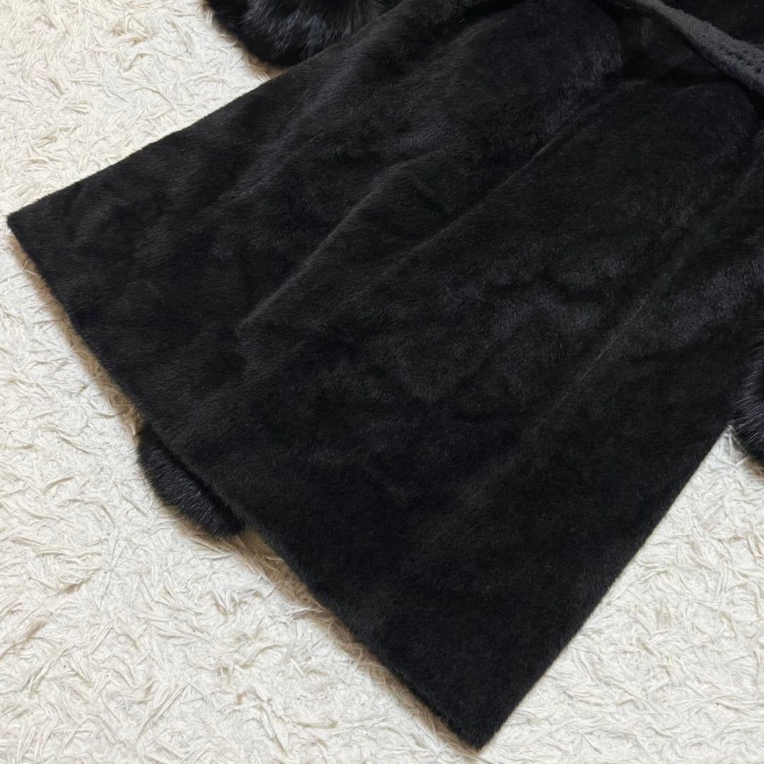 極美品 最高級ライン マックスマーラ コート　ファー 白タグ アルパカ混