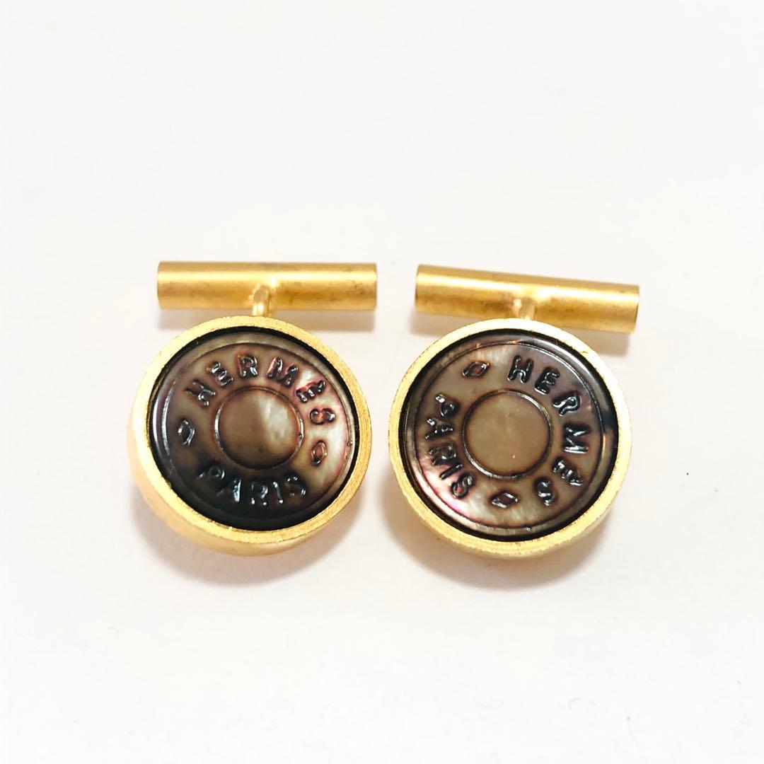 HERMES エルメス セリエ シェル カフス A254007