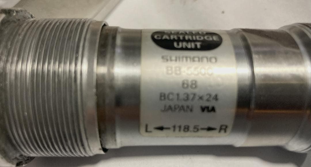 パーツ Shimano 105 162.5mm BB5500 PCD130 52-38T