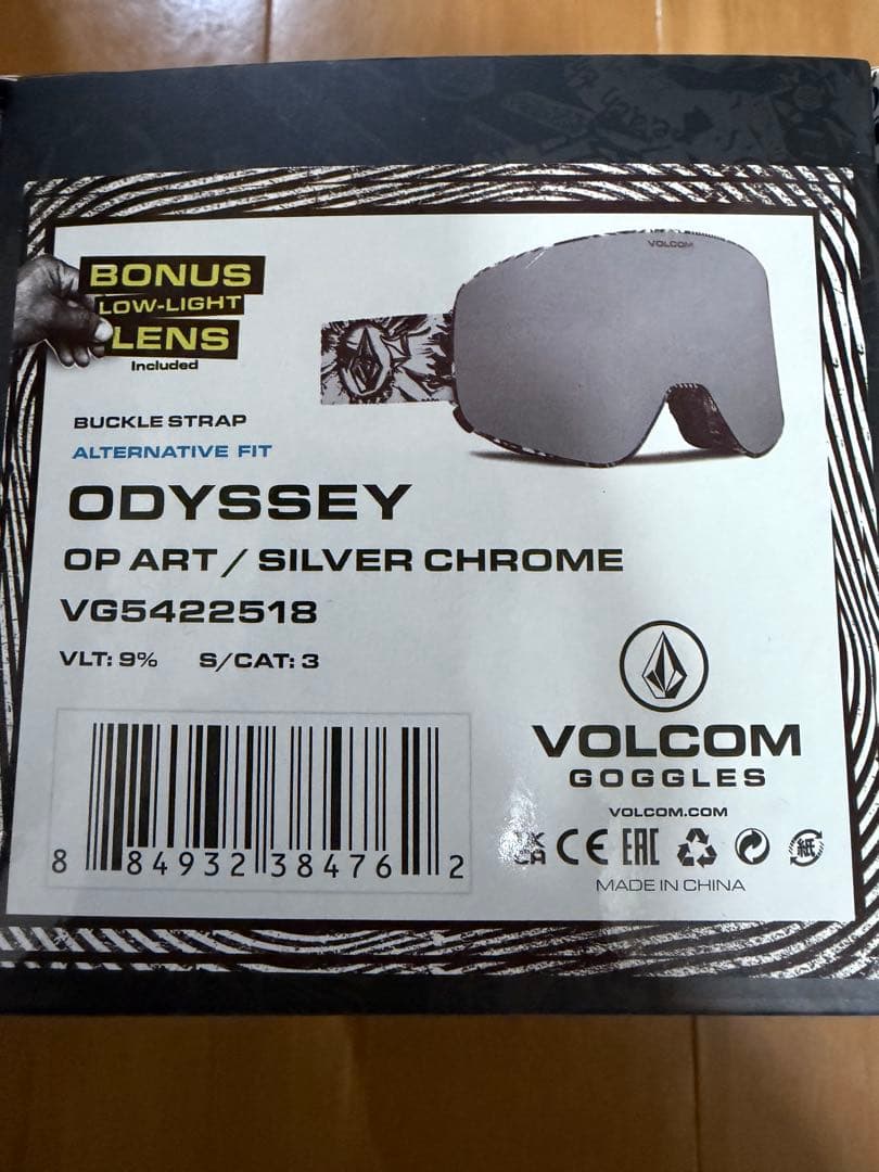 VOLCOMゴーグル