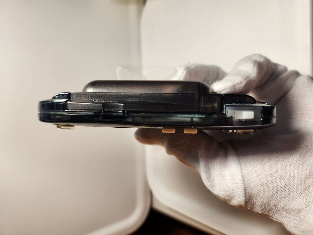 ◇良品◇レアカラー！スワンクリスタル IPS液晶 クリアブラック 電池蓋互換品