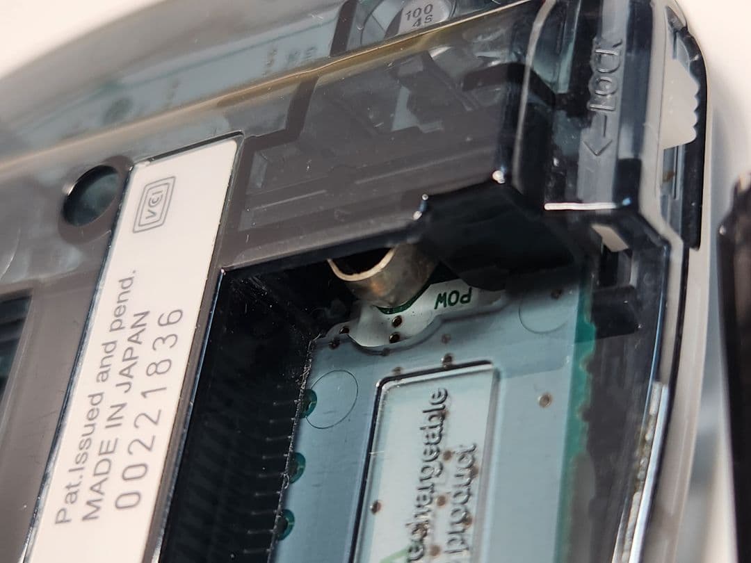 ◇良品◇レアカラー！スワンクリスタル IPS液晶 クリアブラック 電池蓋互換品