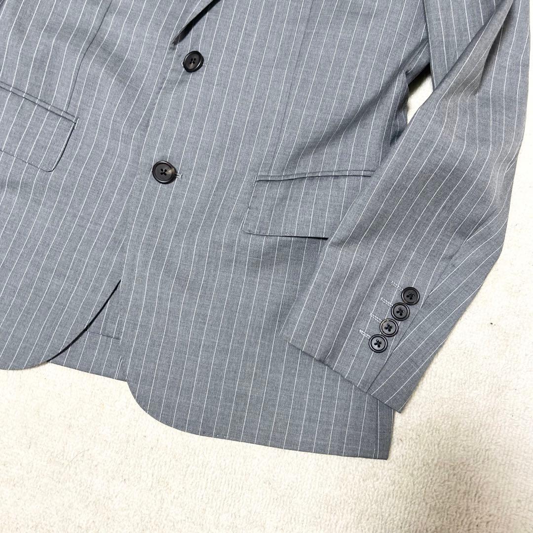 美品　ポールスミス　エルメネジルドゼニア　スーツセットアップ　グレー　ストライプ
