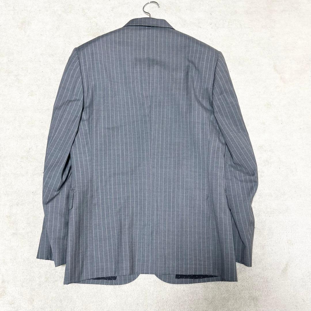 美品　ポールスミス　エルメネジルドゼニア　スーツセットアップ　グレー　ストライプ
