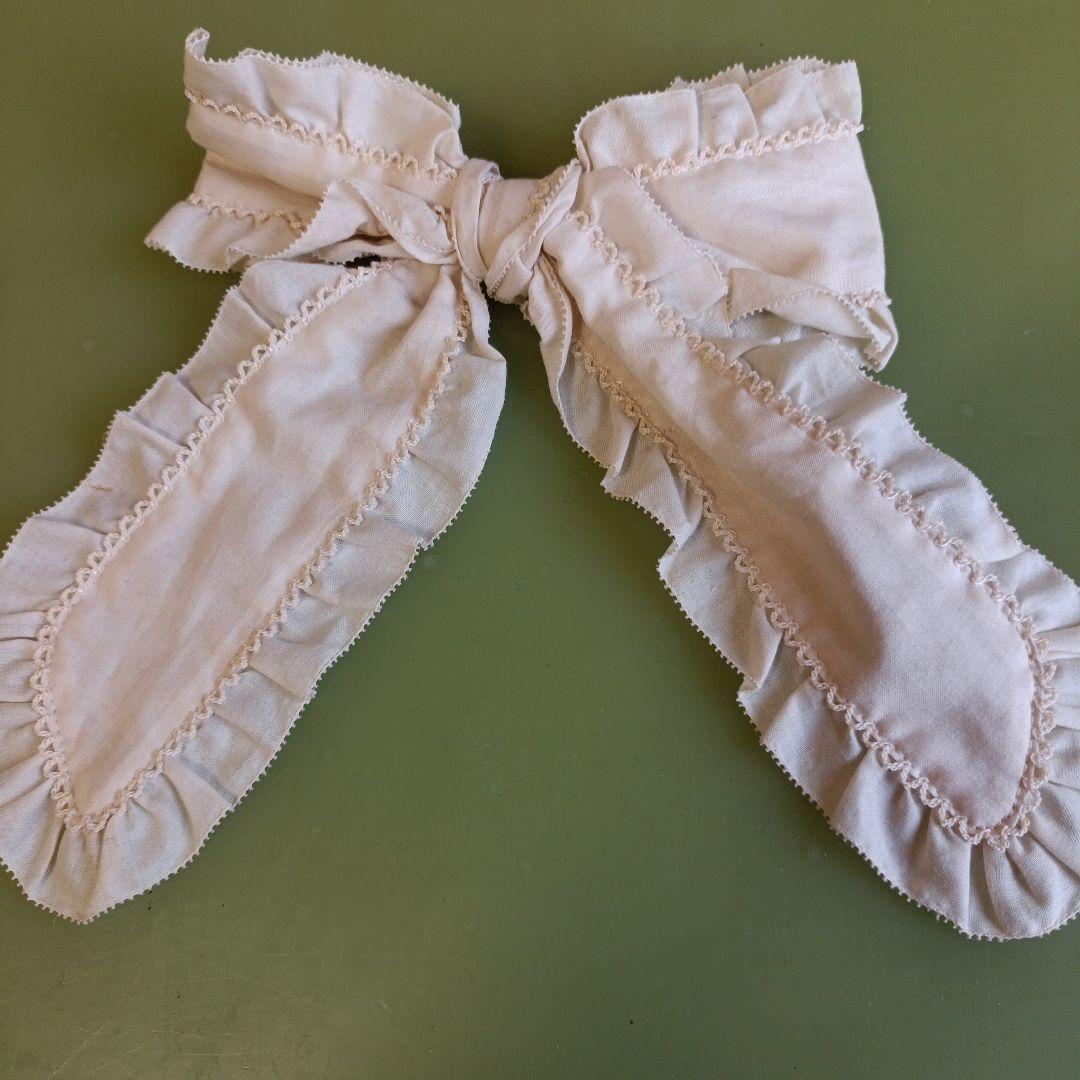 ピンクハウス ベージュミックスツイードピコフリルドレスコート