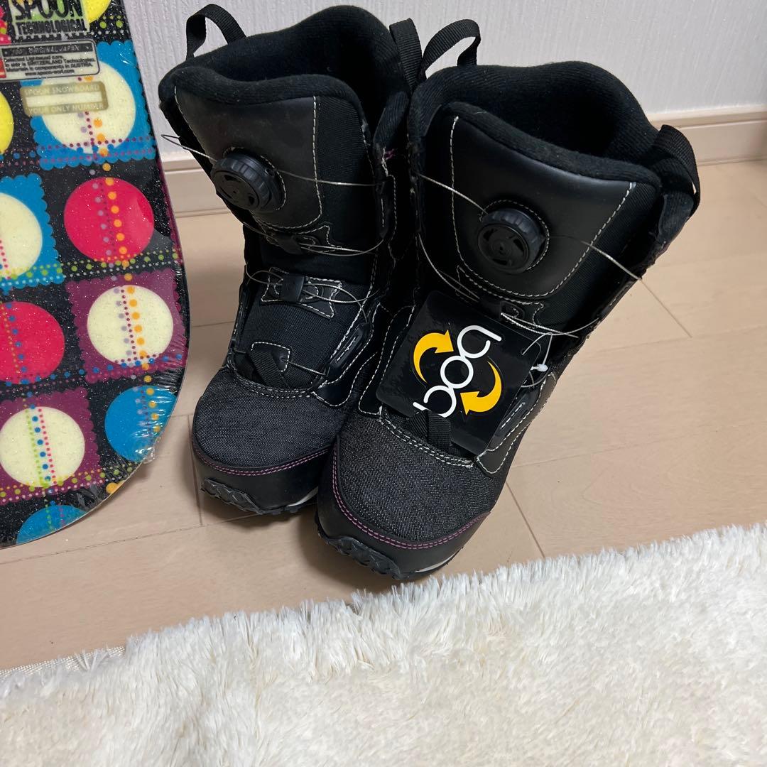 新品⭐️SPOONスノーボード3点セット