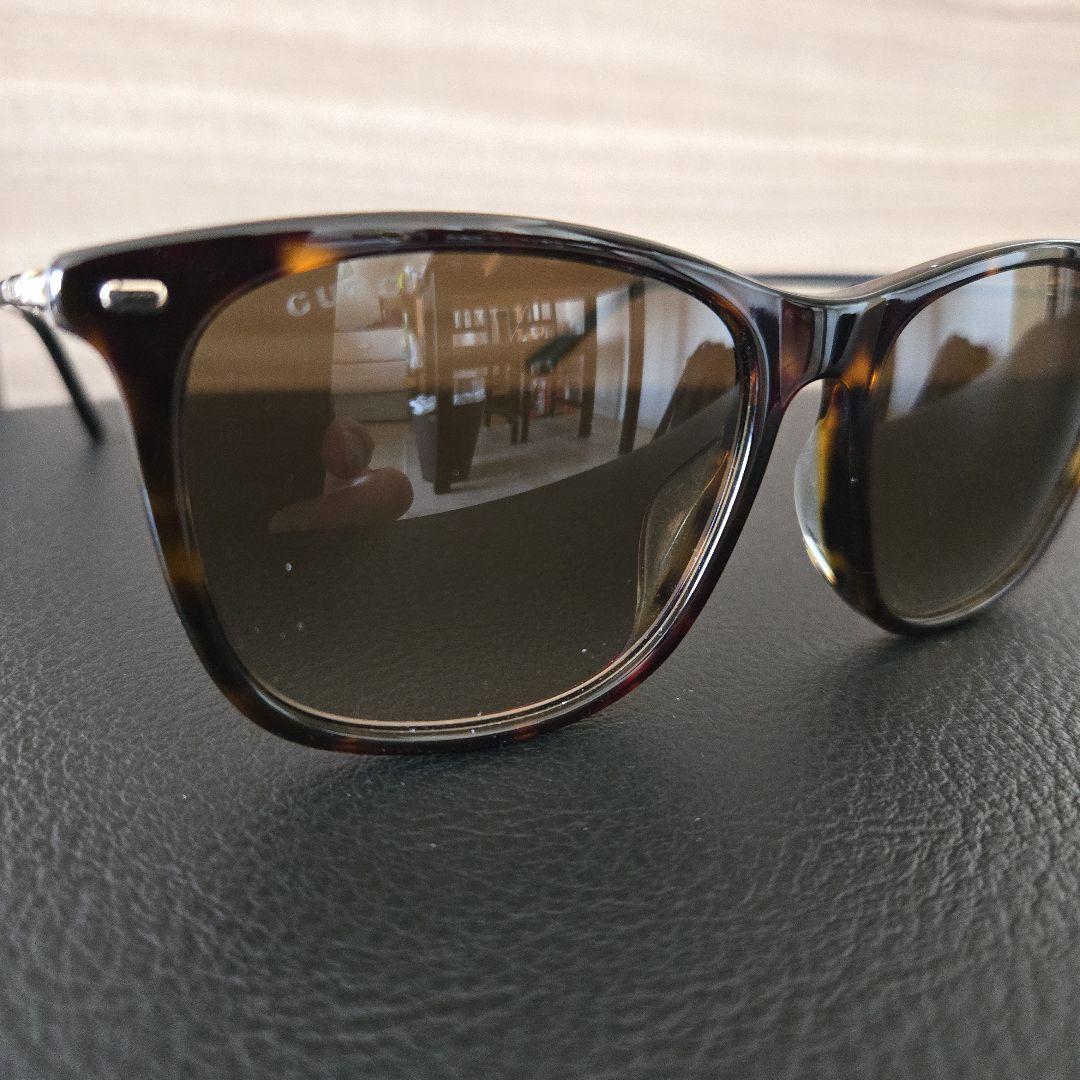 GUCCI ブラウン サングラス 専用ケース付き