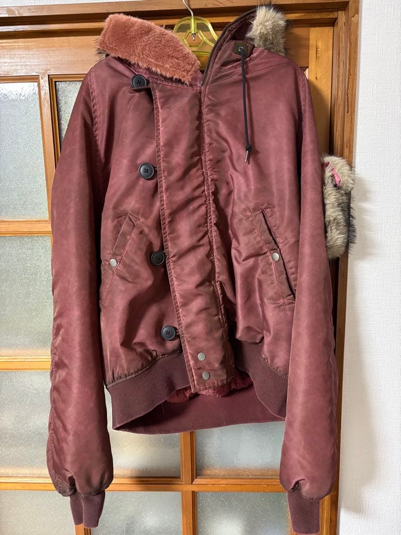 【GRANCY】ファーポケットデザインフェードN2Bジャケット