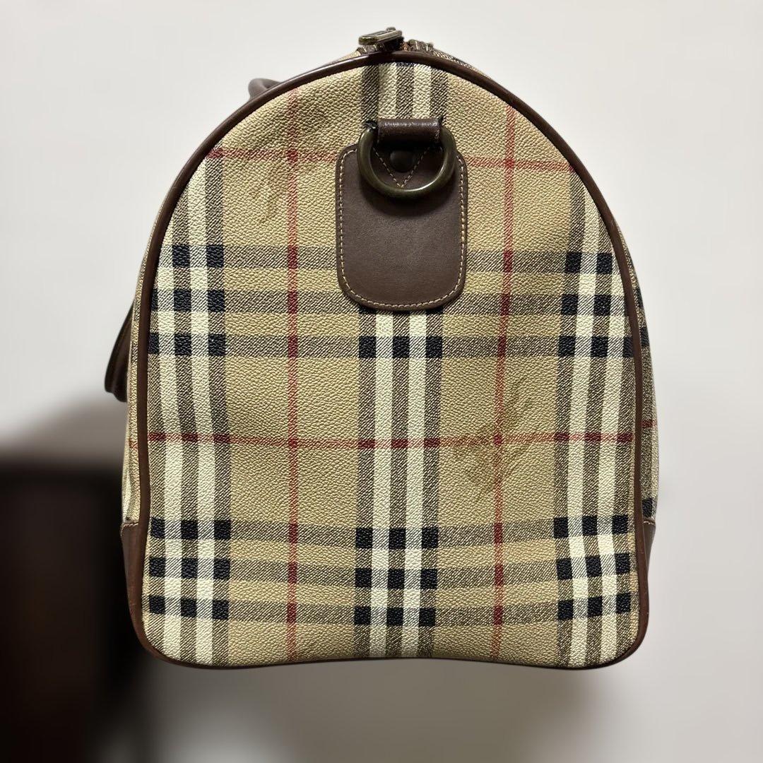 バーバリー　ボストンバッグ　ノバチェック