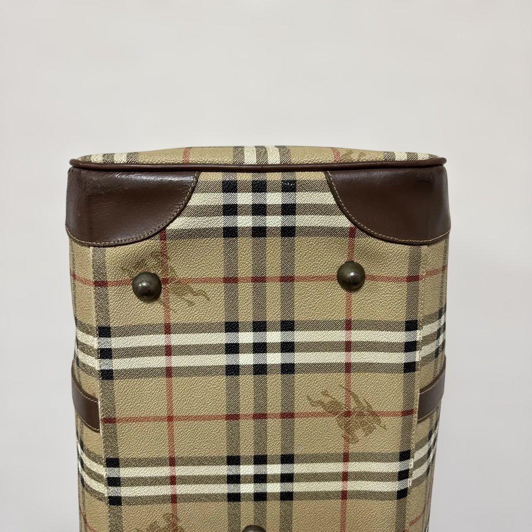 バーバリー　ボストンバッグ　ノバチェック