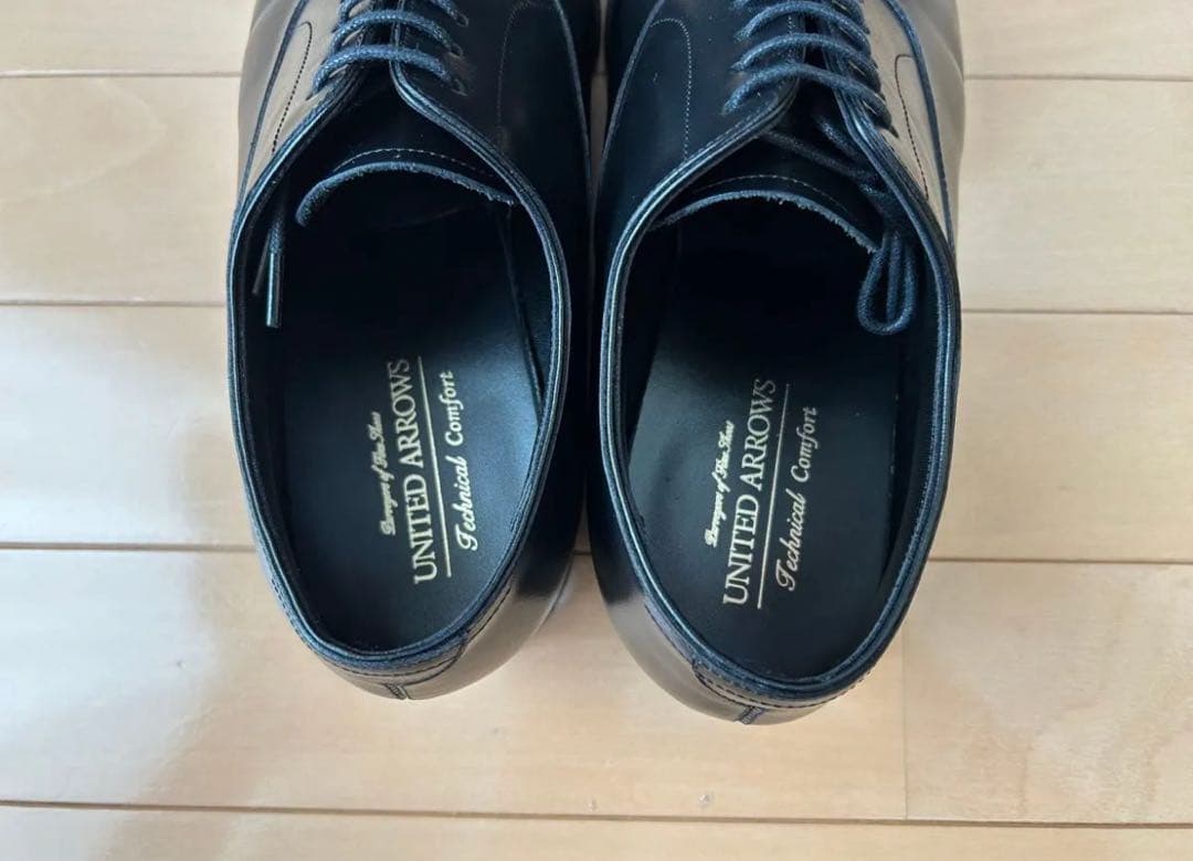 UNITED ARROWS ストレートチップ シューズ COZY Black 8