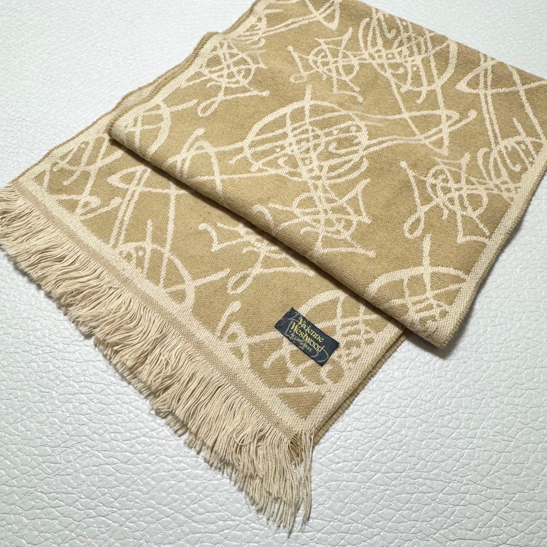 ヴィヴィアンウエストウッド　マフラー　オーブ　リバーシブル　イタリア製