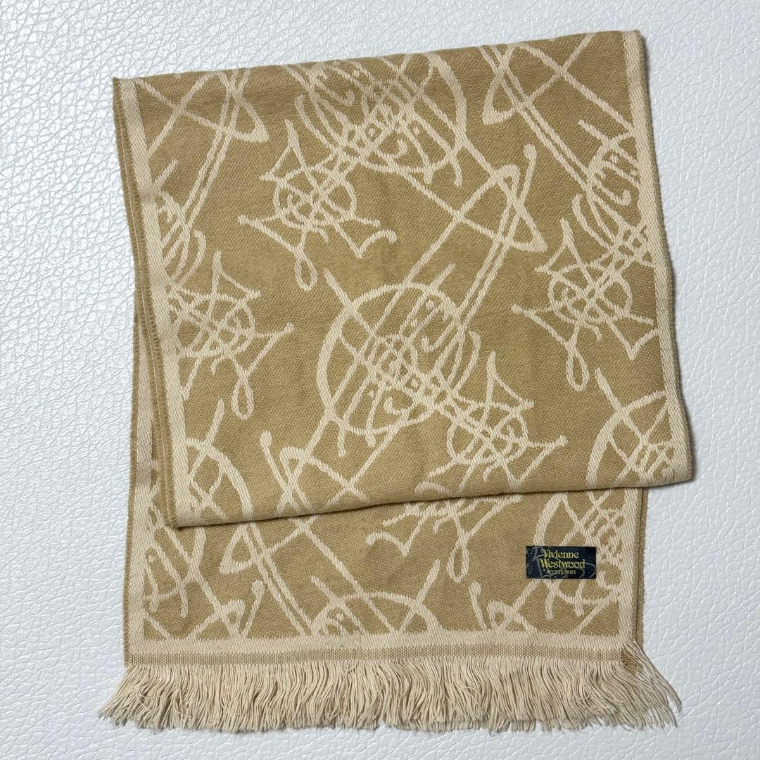 ヴィヴィアンウエストウッド　マフラー　オーブ　リバーシブル　イタリア製