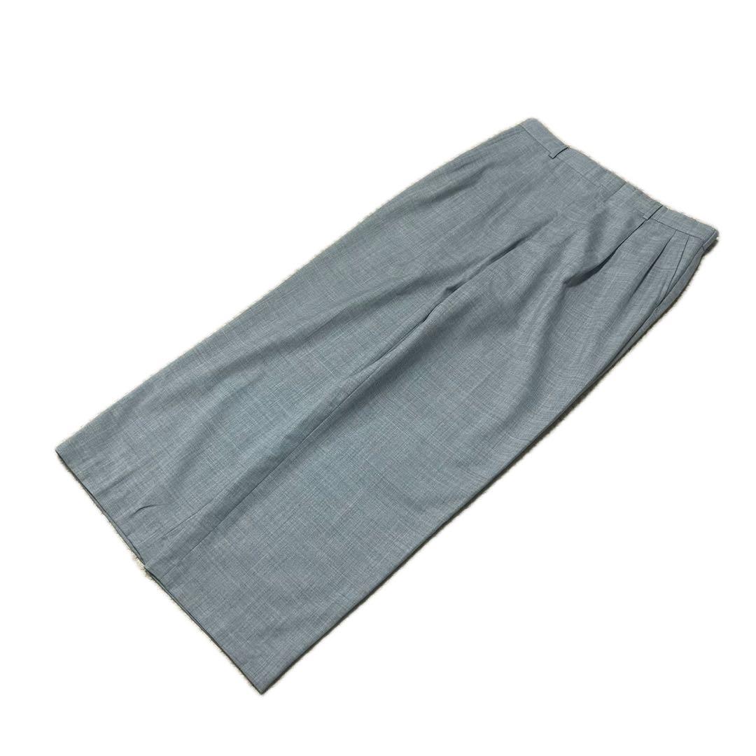 90s USA製 LANDS' END スラックス “絣” グレー ランズエンド