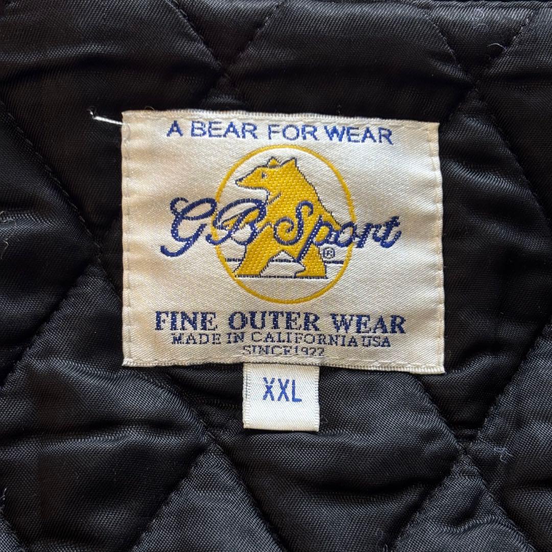 【入手困難】ゴールデンベア オールブラック レザースタジャン USA製 短丈