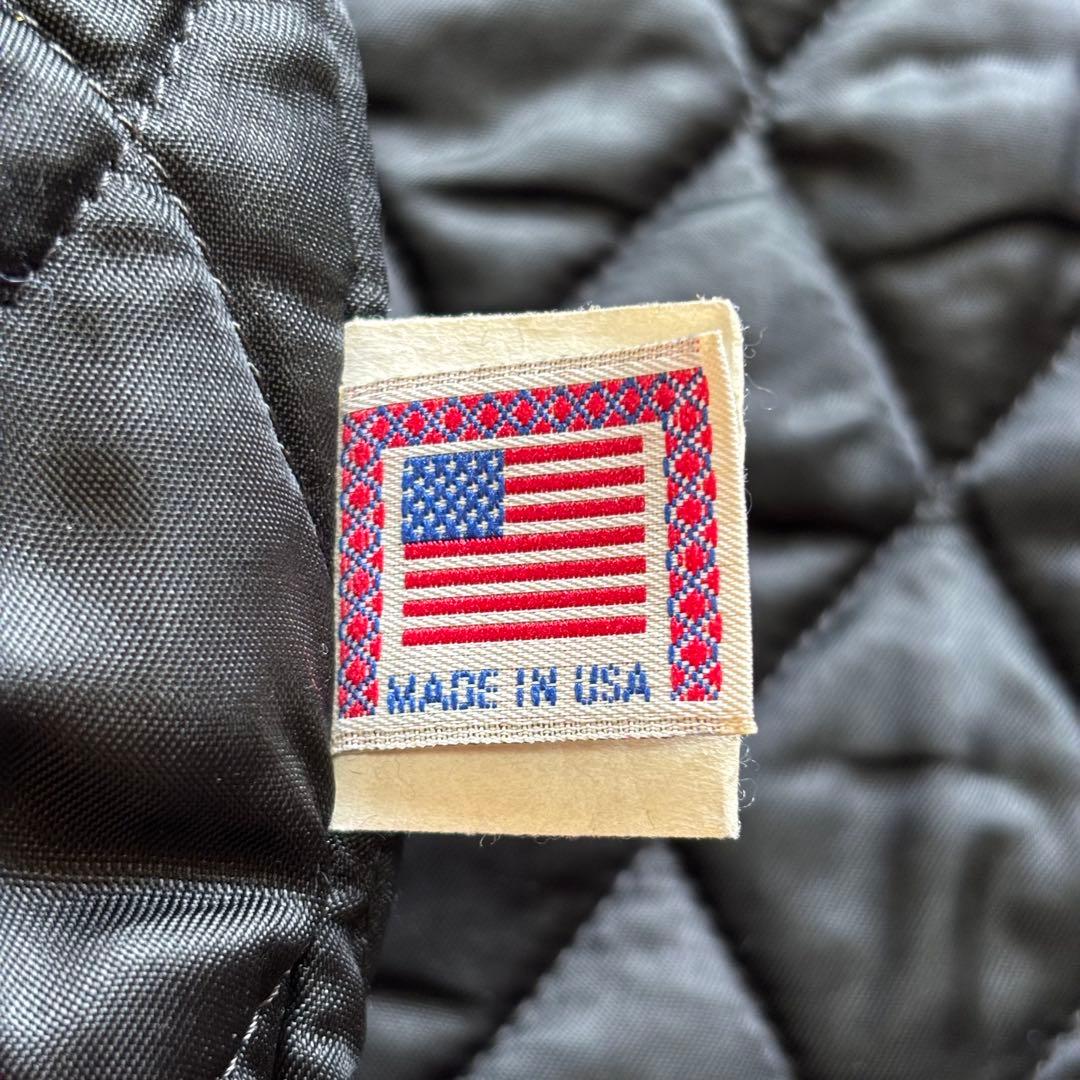 【入手困難】ゴールデンベア オールブラック レザースタジャン USA製 短丈