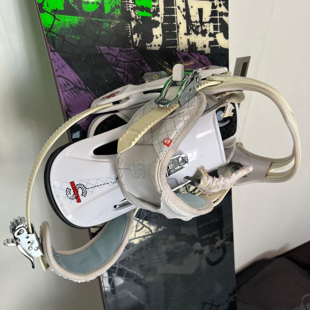 スノーボード バインディング、ブーツ、ハードケースフルセット