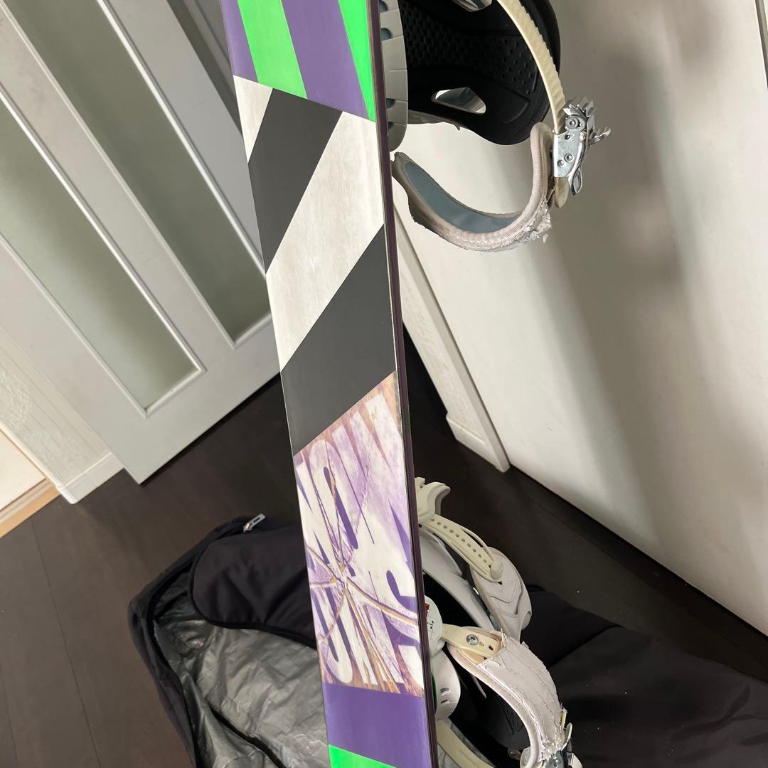 スノーボード バインディング、ブーツ、ハードケースフルセット