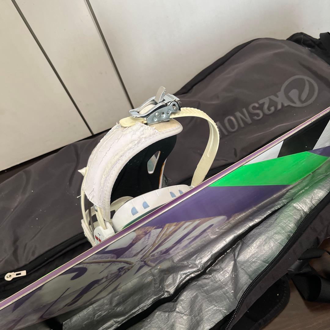 スノーボード バインディング、ブーツ、ハードケースフルセット