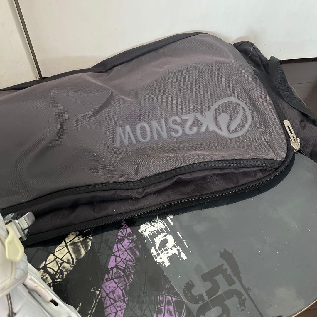 スノーボード バインディング、ブーツ、ハードケースフルセット