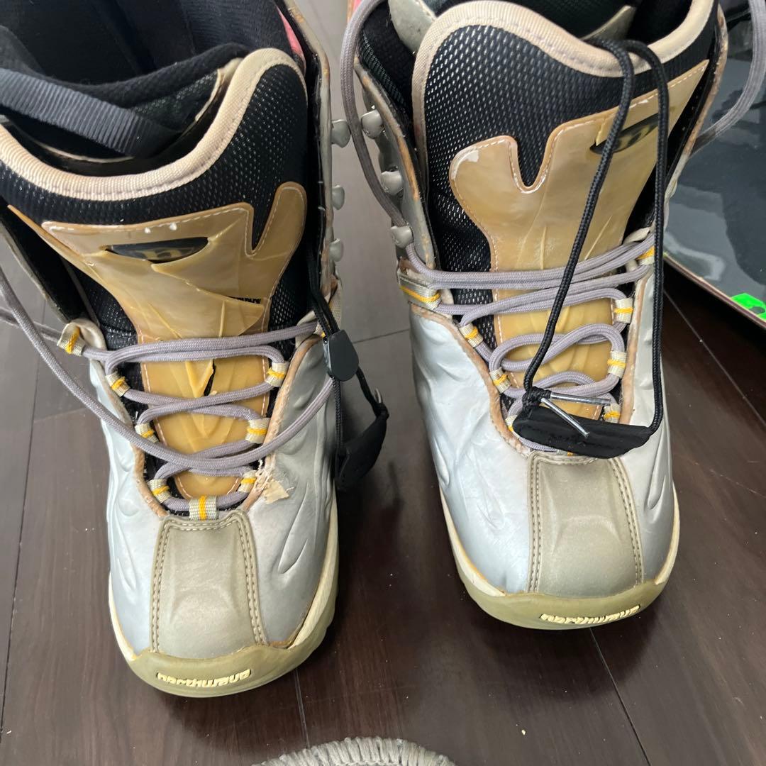 スノーボード バインディング、ブーツ、ハードケースフルセット