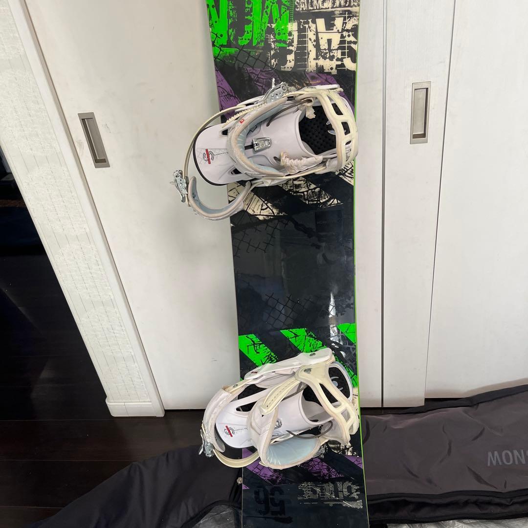 スノーボード バインディング、ブーツ、ハードケースフルセット