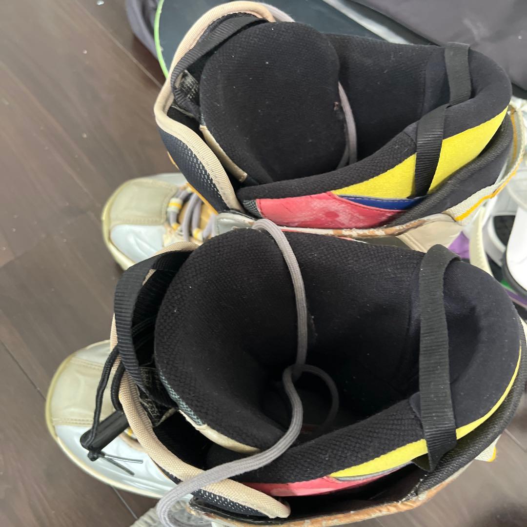 スノーボード バインディング、ブーツ、ハードケースフルセット