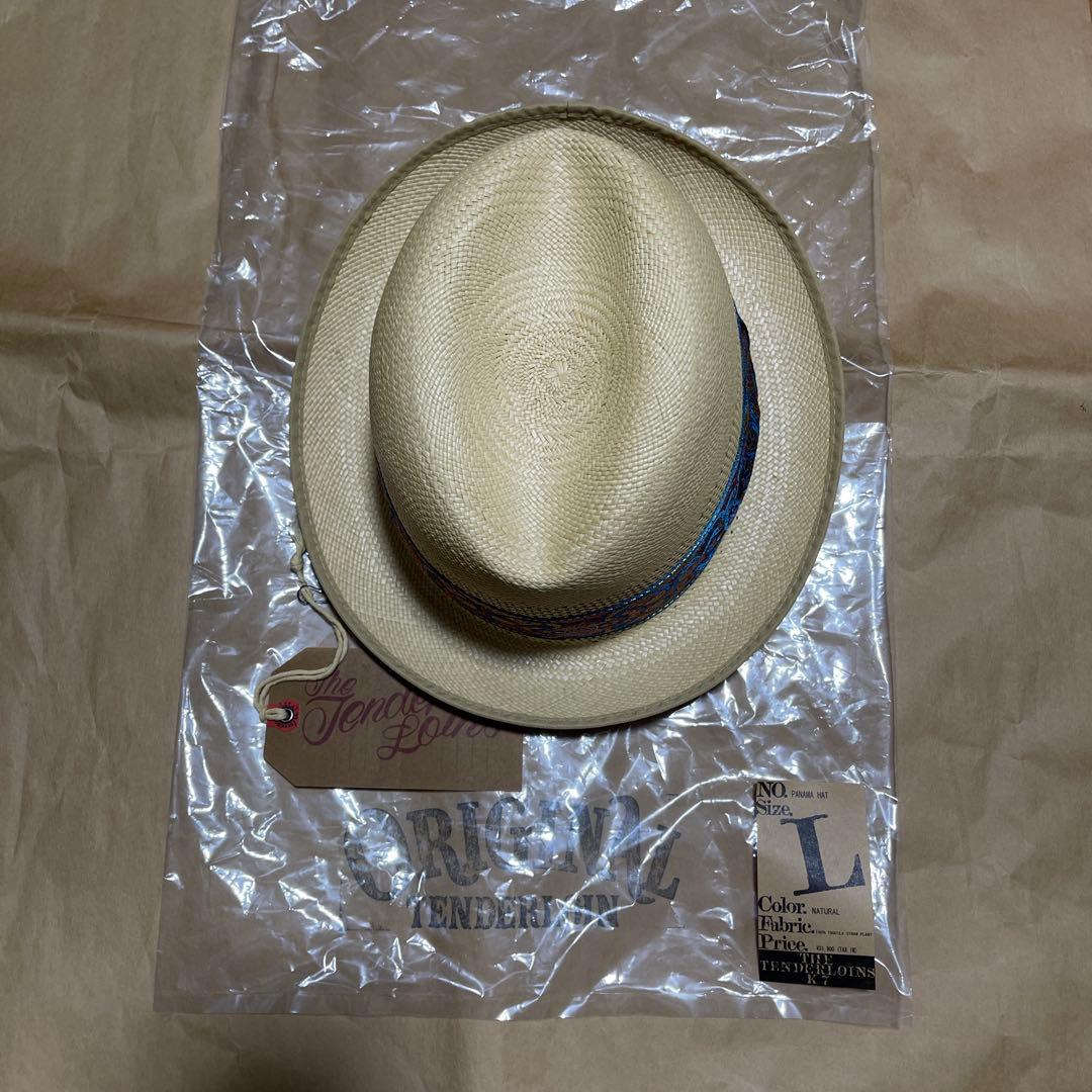 未使用品　テンダーロイン　ペイズリー柄 パナマ　ハット