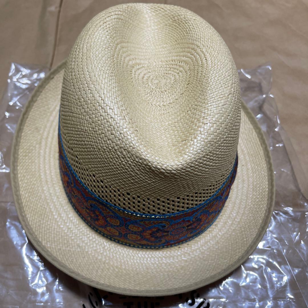 未使用品　テンダーロイン　ペイズリー柄 パナマ　ハット