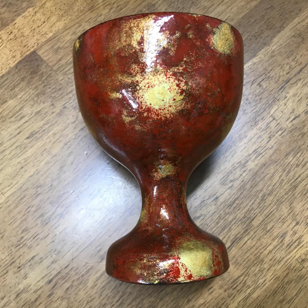 ハッピーさま専用ページ　ハンドメイド　聖杯カップグラス　1個　T-349