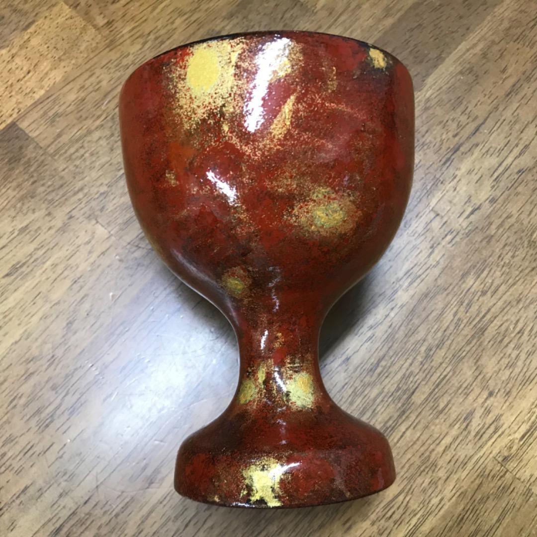 ハッピーさま専用ページ　ハンドメイド　聖杯カップグラス　1個　T-349