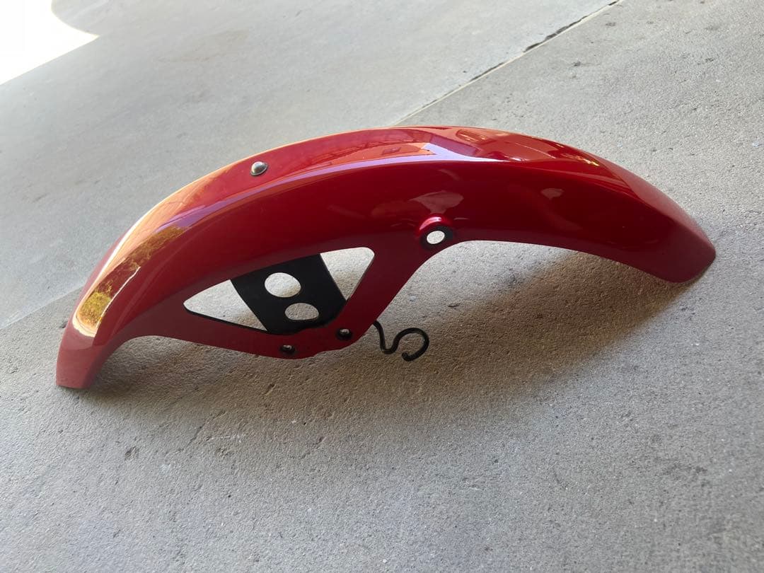 cbx 400f 純正フロントフェンダー　赤ソリ