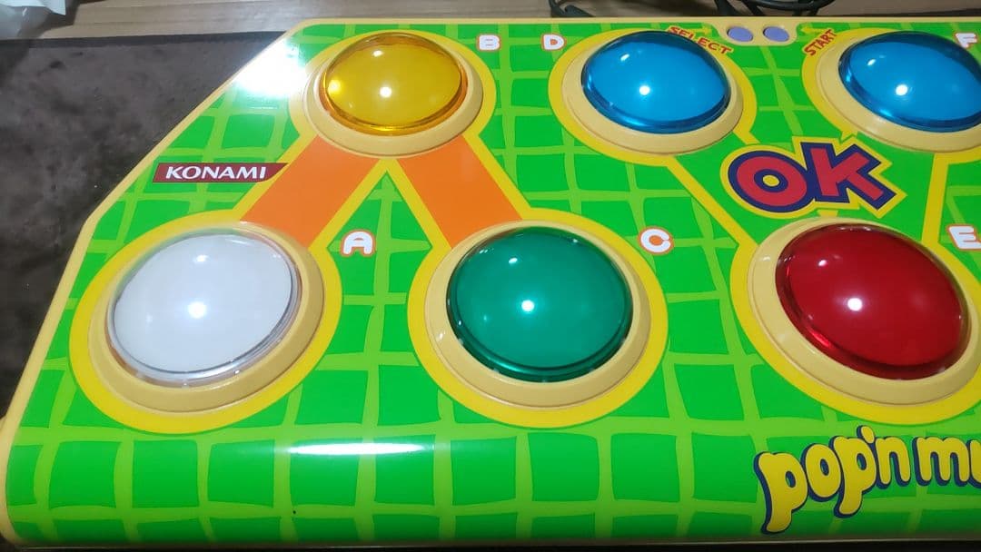 ポップンミュージック コントローラー 静音化 PS専用