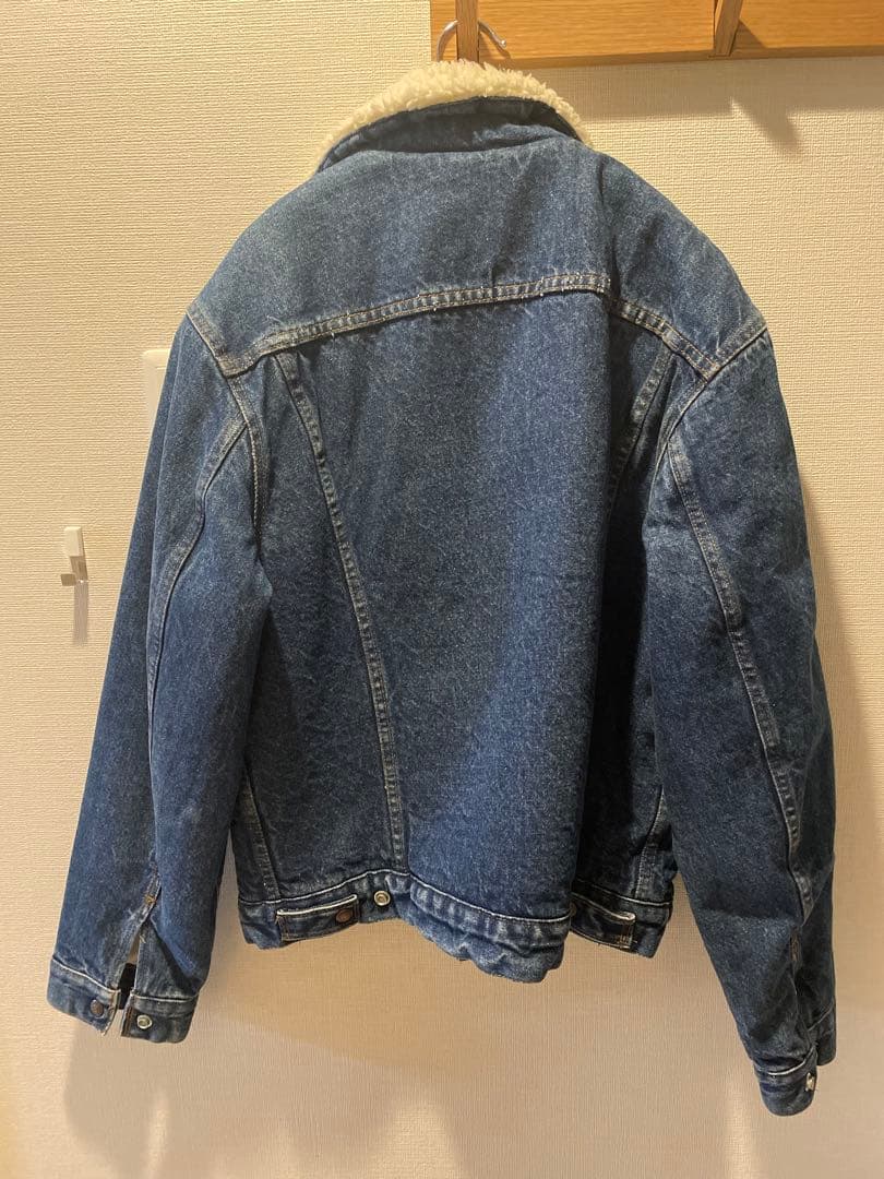 LEVI'S ボア襟付きデニムジャケット　メンズ　40センチ