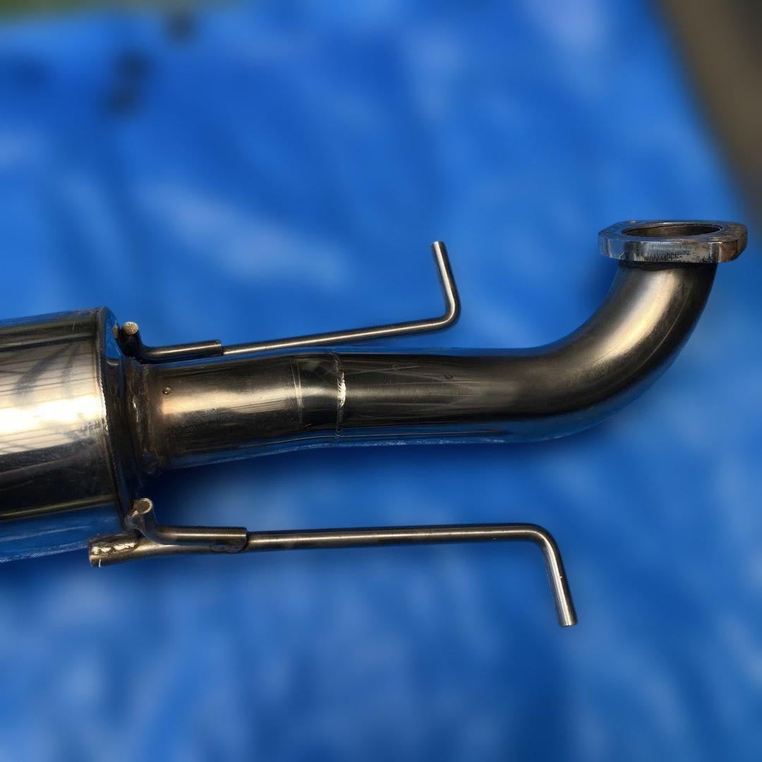 ラアンスポーツ　P555 スポーツリヤマフラー インプレッサ GH8型