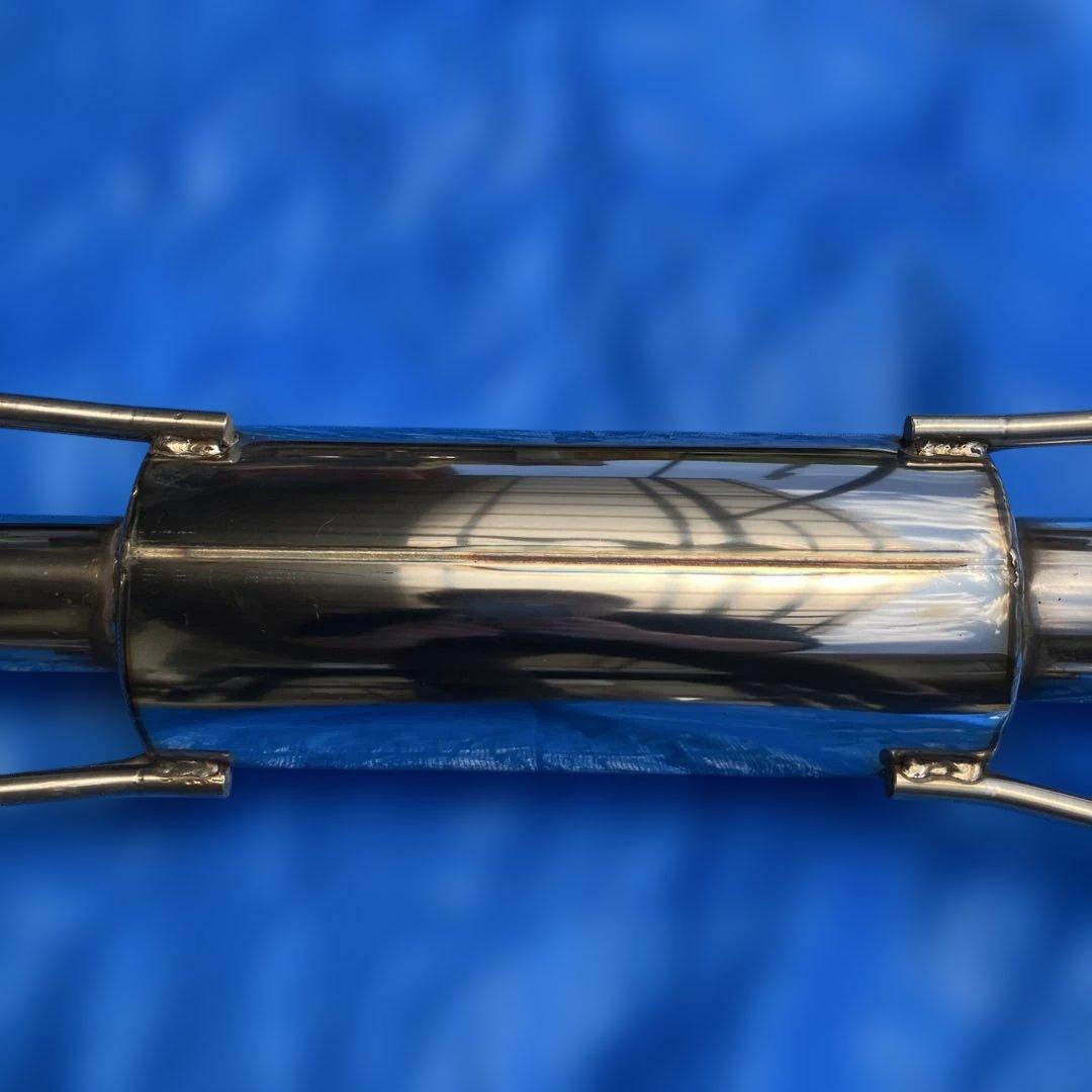 ラアンスポーツ　P555 スポーツリヤマフラー インプレッサ GH8型