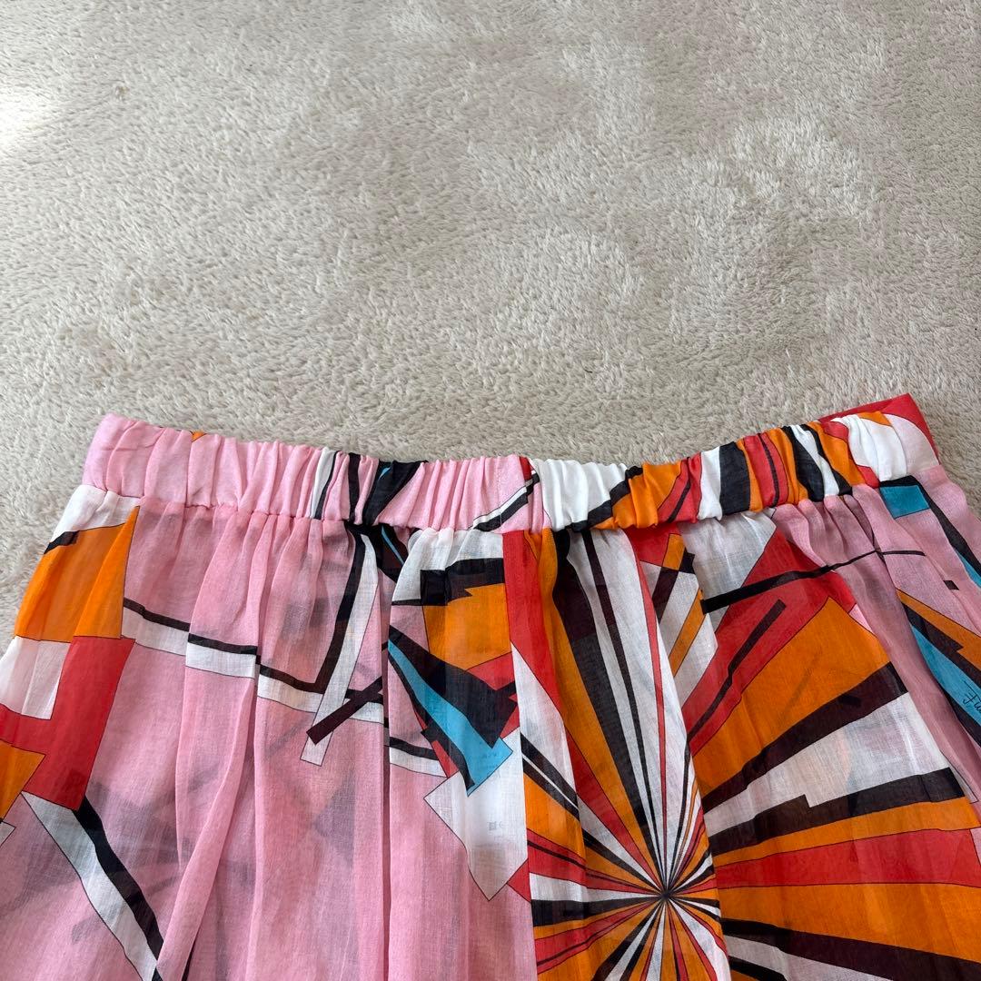 【未使用タグ付き】人気柄　エミリオプッチ　ショートパンツM 綿　ウエストゴム