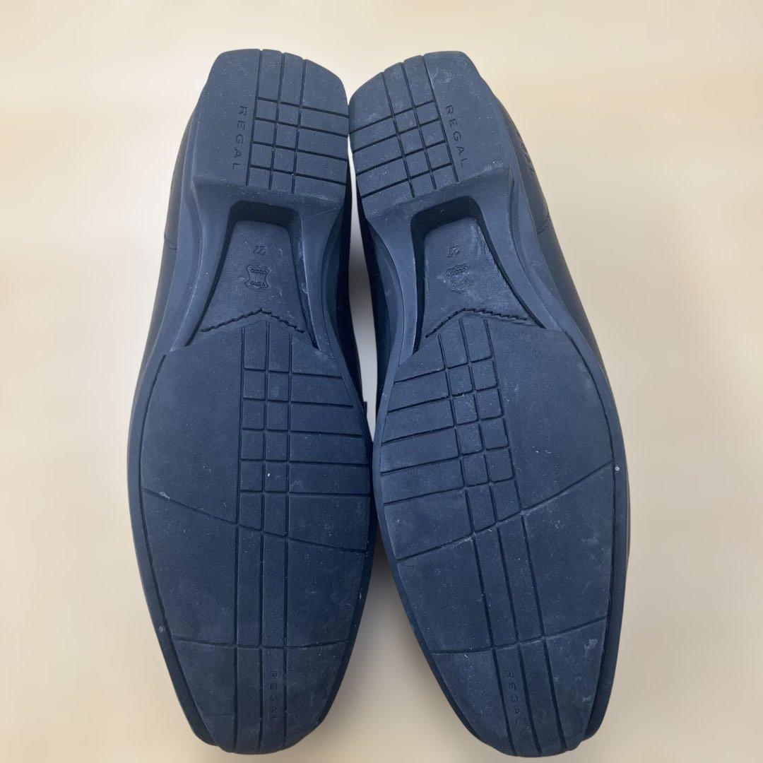 リーガル 黒 スリッポン 27cm