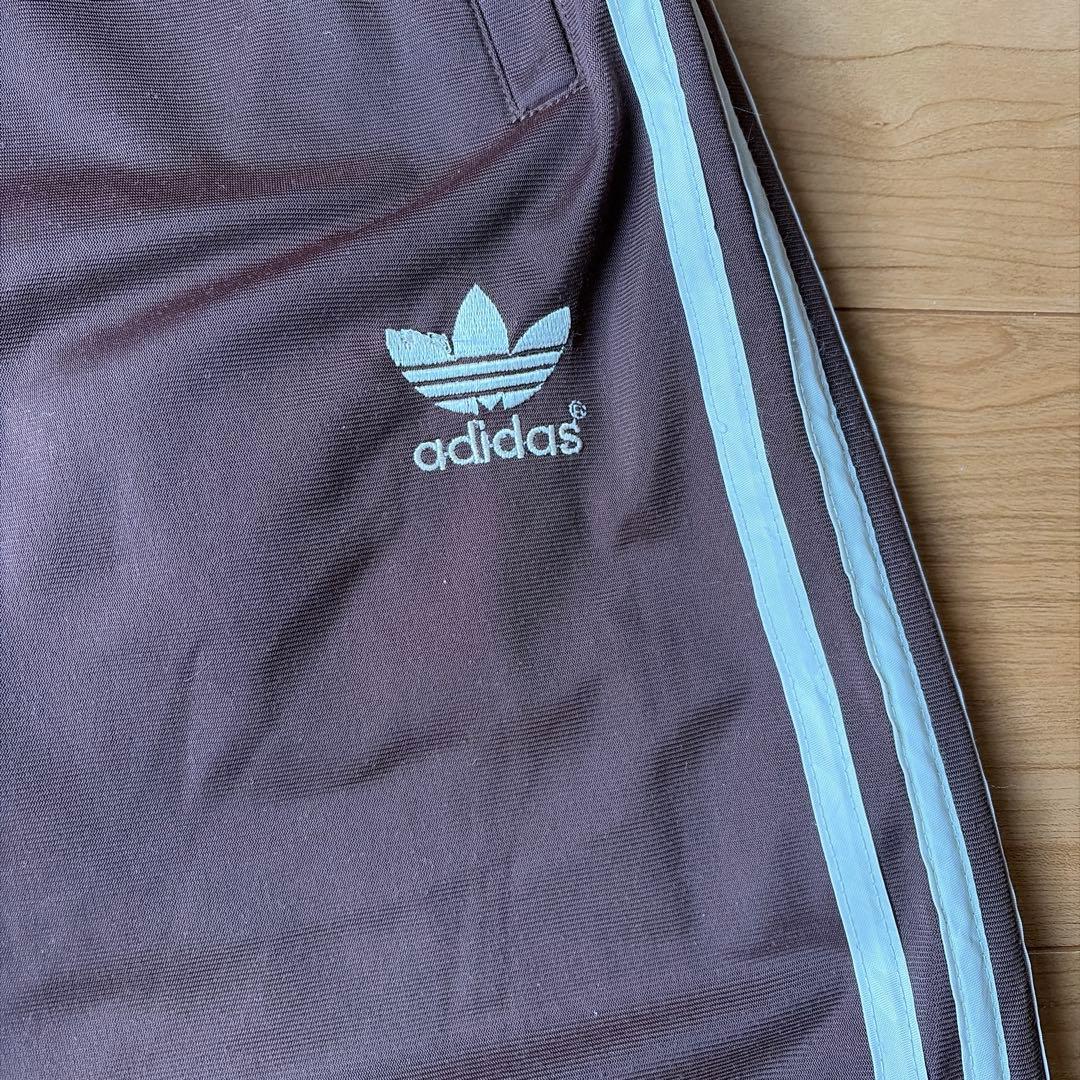 adidas トラックパンツ 80s 在原みゆ紀 茶色