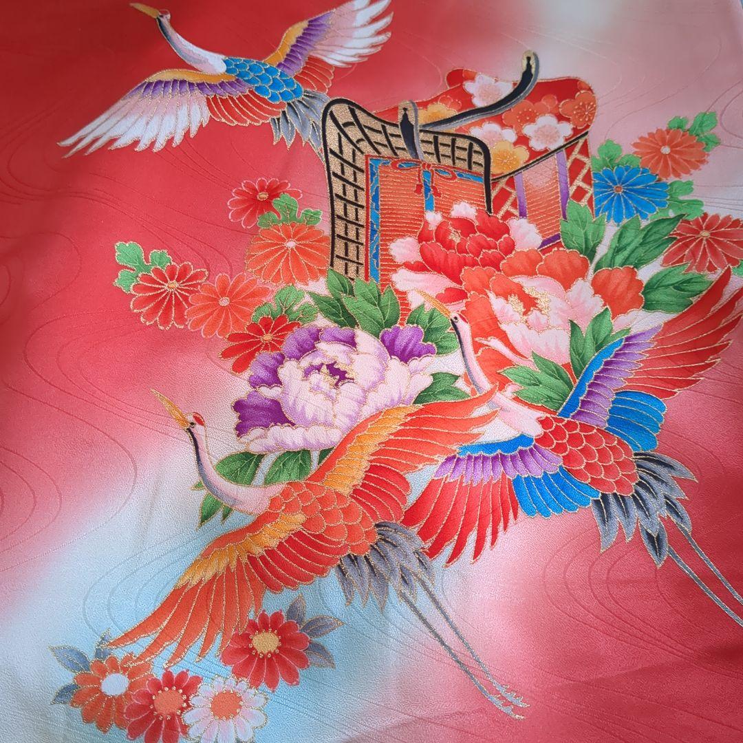 No1 正絹　七五三　3歳着物長襦袢被布セット