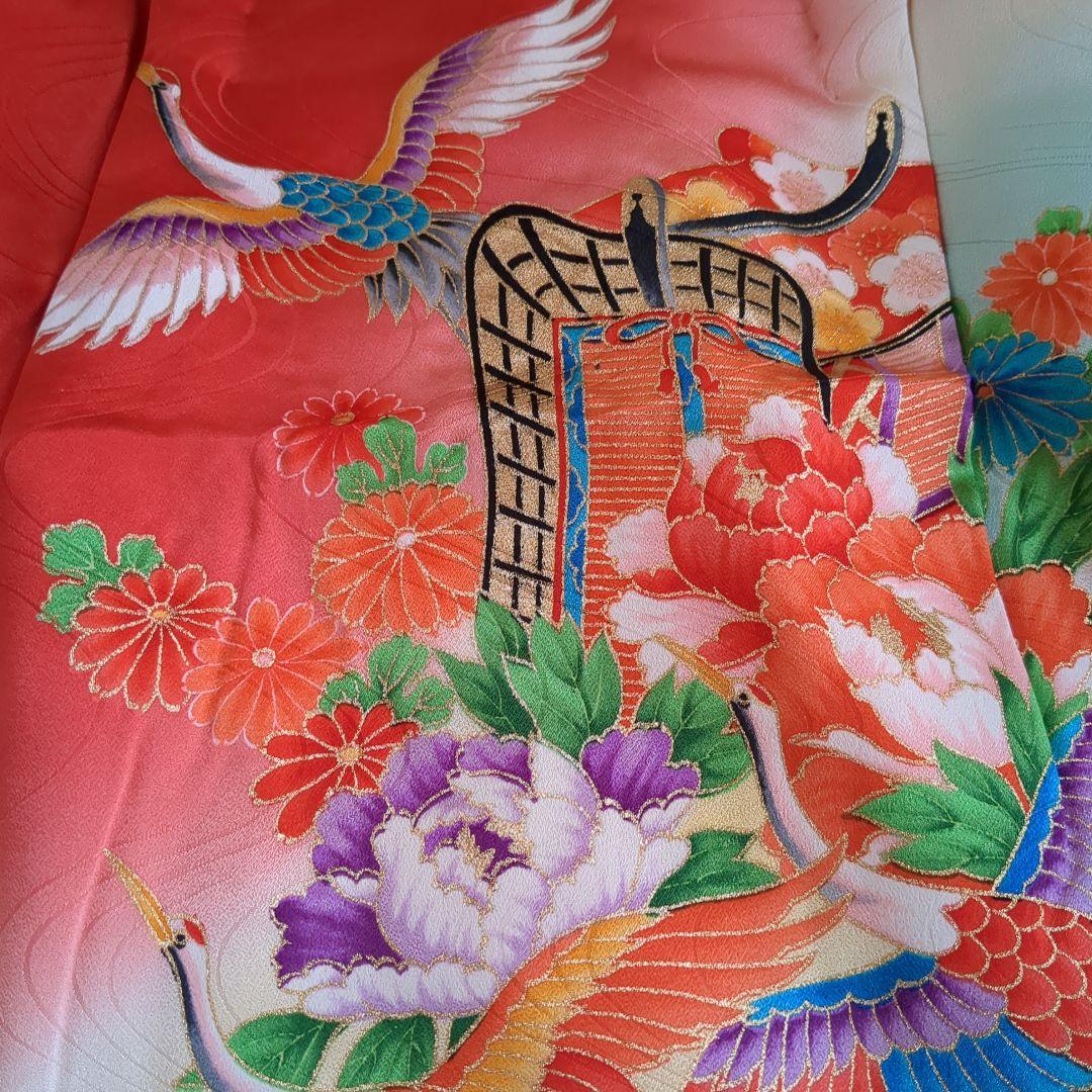 No1 正絹　七五三　3歳着物長襦袢被布セット