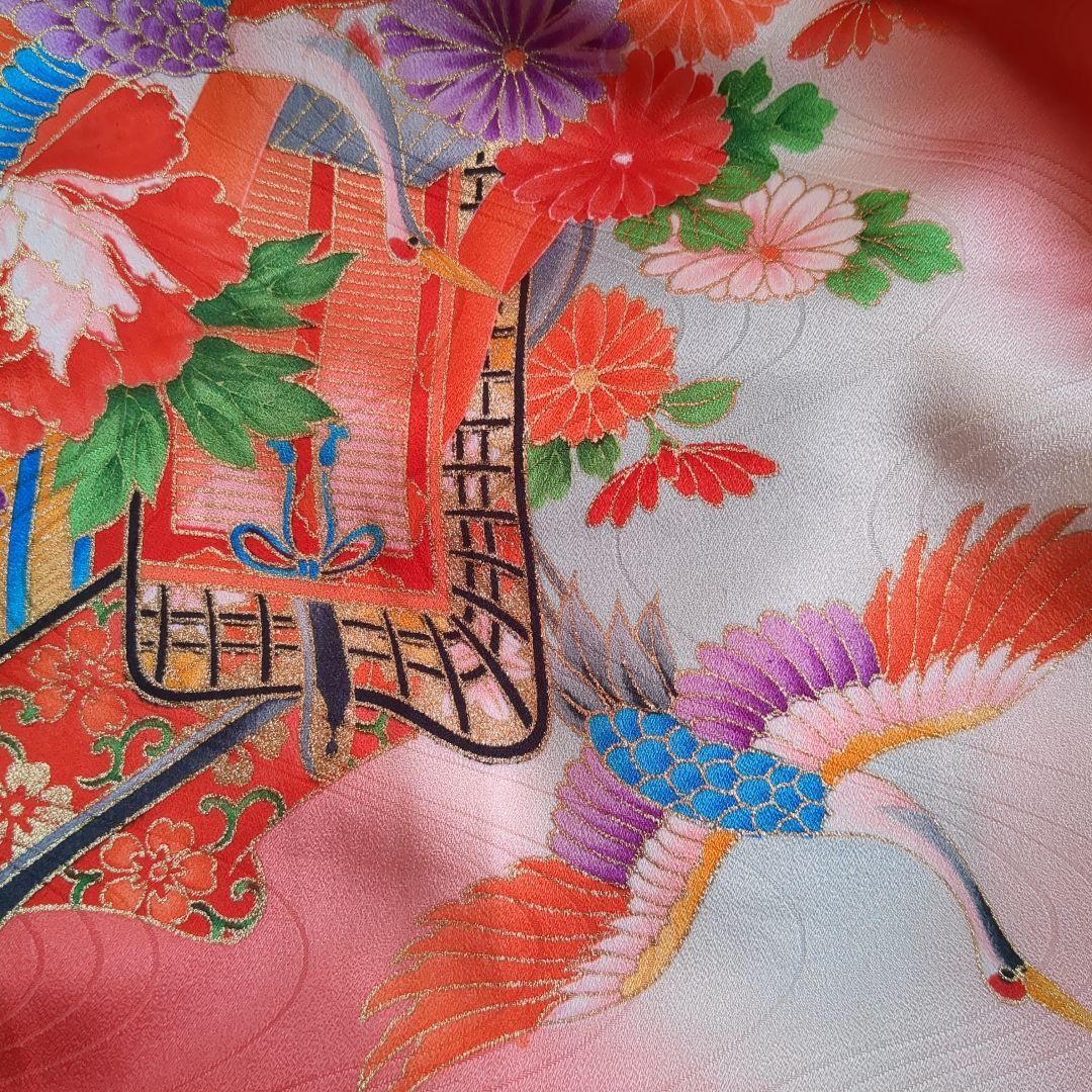 No1 正絹　七五三　3歳着物長襦袢被布セット