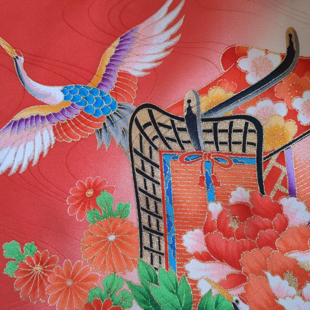 No1 正絹　七五三　3歳着物長襦袢被布セット