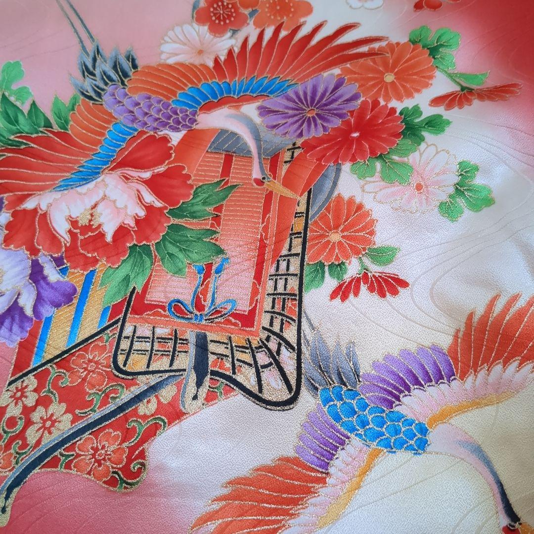 No1 正絹　七五三　3歳着物長襦袢被布セット