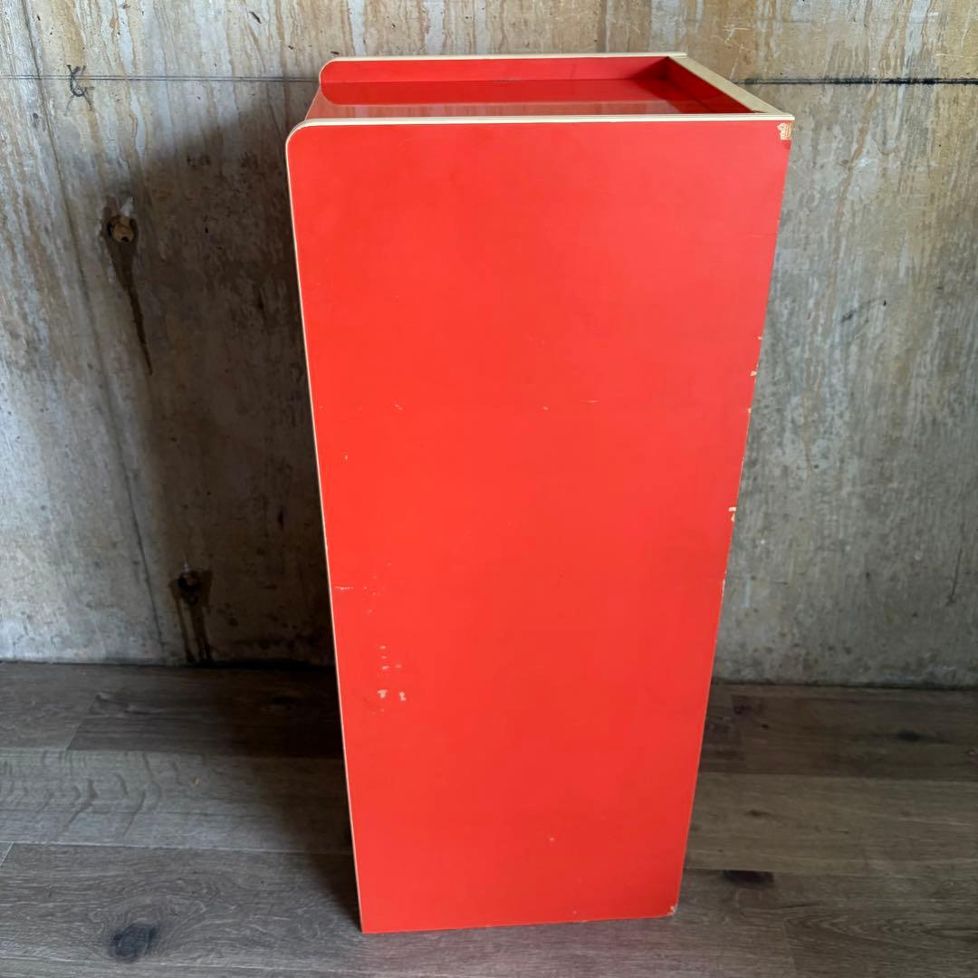 昭和レトロ レトロポップ 5段チェスト オレンジ　レトロタンス　ヴィンテージ