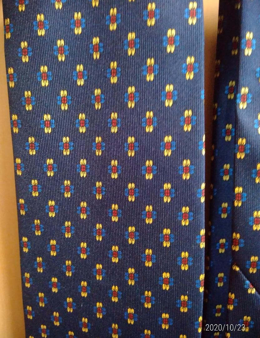 ネイビー ドット柄 ネクタイ セット